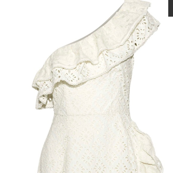 Anthropologie | Dresses | Anthropologie Dress Lace Date White Wedding  Graduation | Poshmark